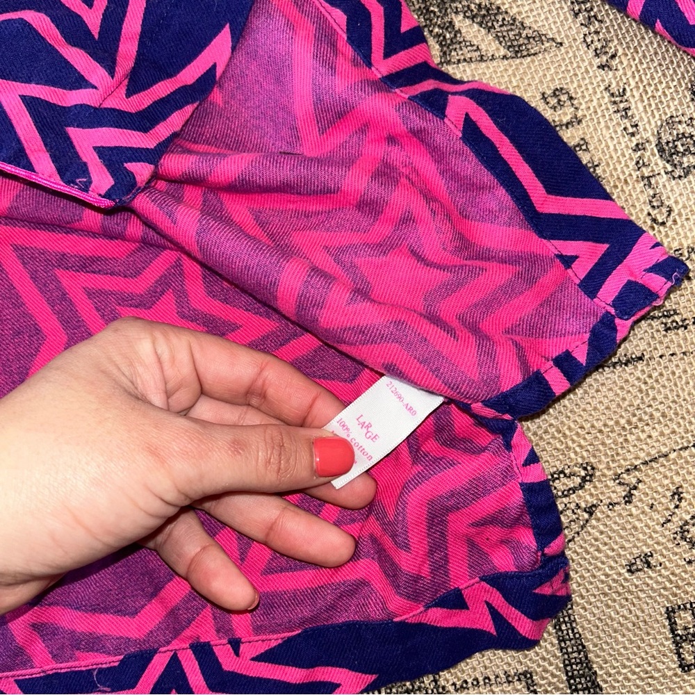 Victoria Secret Navy Blue/Pink Stars Print Pj Top Size L
Excellent Condition - Picture 8 of 15